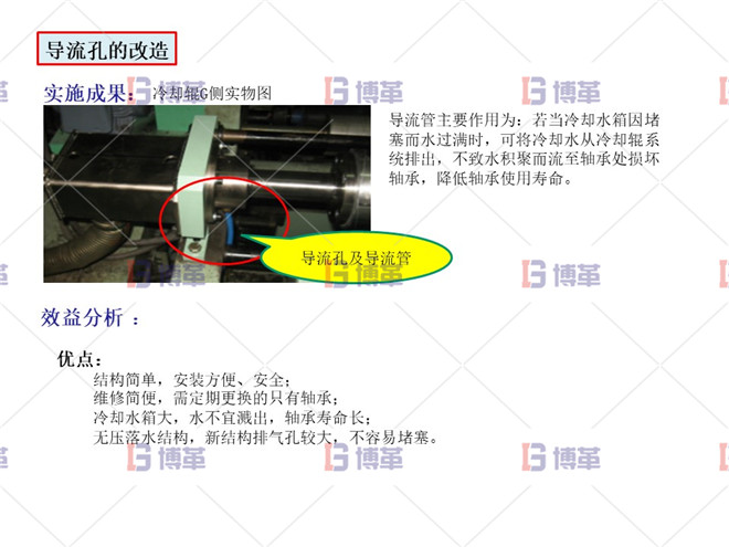 導(dǎo)流孔的改造 印刷行業(yè)簡易自動化LCIA案例 項(xiàng)目實(shí)施成果及效益分析 導(dǎo)流孔的改造